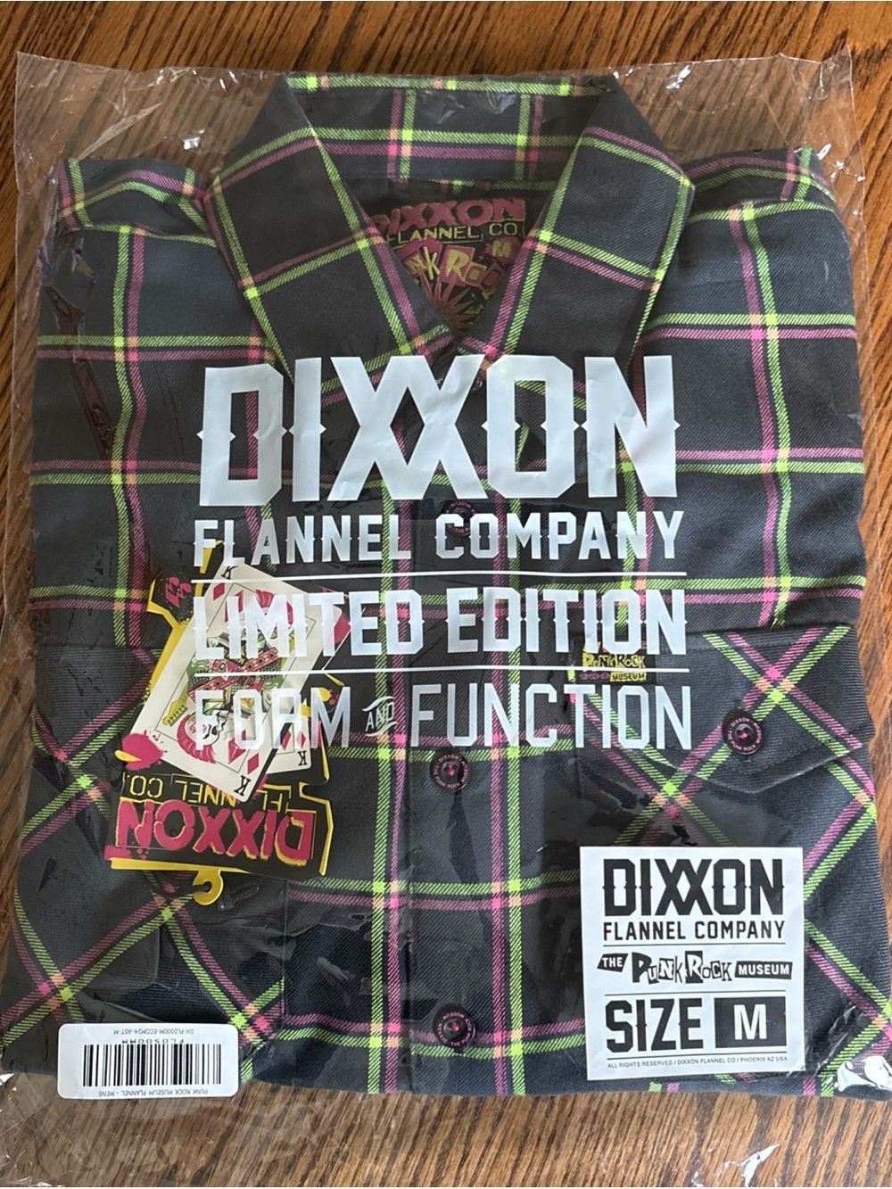 DIXXON Flannel Punk Rock Museum Collab (Rare)
